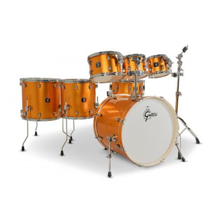 Batería Acústica Gretsch Drum Set Energy Batería Acústica  Super Rock - Orange Sparkle