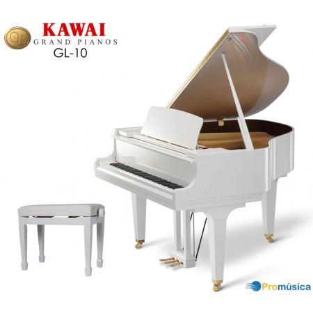 Pianos Acústicos KAWAI GL-10 Blanco Pulido 153cm