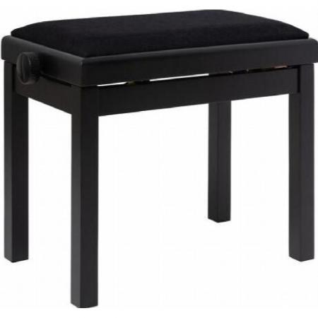Banquetas para teclado Stagg PB06G BKM VBK Banqueta piano Negra