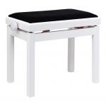 Stagg PB06G WHM VBK Banqueta de Piano Blanca   Negra