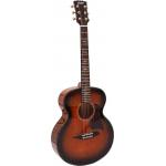 Bromo BAN8E Vintage Sunburst Guitarra Electroacústica