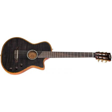 Guitarras Electroacústicas Bromo BEN2C Trans Black Guitarra Electroacústica