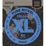 Daddario EPN21 pure nickel jazz light [12-51] Juego Cuerdas Guitarra Eléctrica