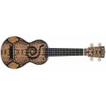 Mahalo MA1PY Art II Series Python con funda Ukelele Soprano