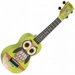 Mahalo MA1WL Art Series Owl con funda Ukelele Soprano