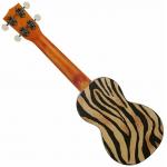 Mahalo MA1ZE Art II Series Zebra con funda Ukelele Soprano