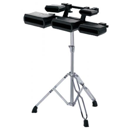 Cencerros Jinbao JBCB05BB Set 5 cencerros metal con soporte 2 niveles