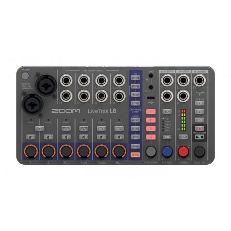 Mesa de Mezclas  Zoom L6 LiveTrak Mesa digital 10 canales