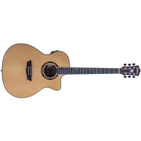 Guitarras Electroacústicas Washburn AG70CE Spruce Natural Guitarra Electroacústica