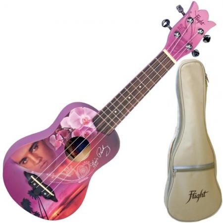 Ukeleles Soprano Flight EP-SR Special Edition Elvis Presley Ukelele Soprano 