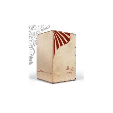 Cajón flamenco Pack Cajón Flamenco Leiva Alma Red + Funda Transporte