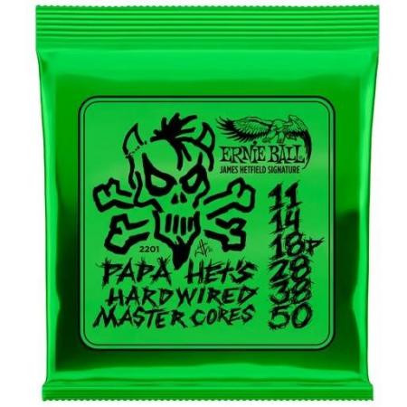 Cuerdas de Guitarra Eléctrica Ernie Ball Papa Het's Hardwired Master Cores 11-50