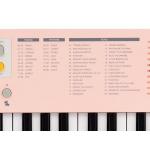 Medeli MK1 PK Teclado 37 teclas Rosa