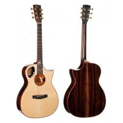 Guitarras Electroacústicas Cort Roselyn Redux Natural Guitarra Electroacústica con Estuche