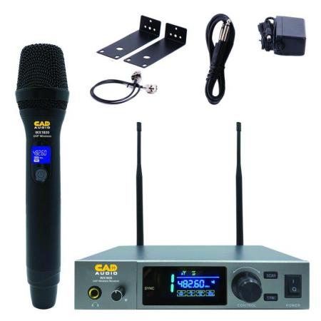 Sistemas y Micrófonos Inalámbricos  Cad Audio WX1800HH Sistema de micrófono inalámbrico de mano UHF de verdadera diversidad