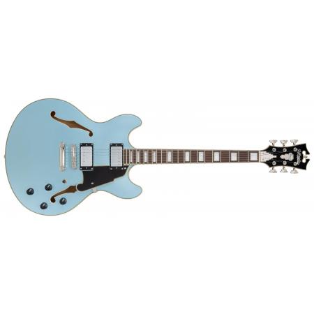 Guitarras Eléctricas D'Angelico Premier DC Steel Blue Guitarra Eléctrica