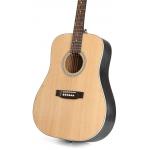 SX SD204TBK Trans Black Guitarra Acústica