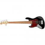 Sadowsky MetroExpress 21 Fret Hyprid PJ Morado 5 Zurdo Solid Black High Polish