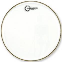 Parches para batería Aquarian Response 2 14" 2 Capas Transparente Parche Batería