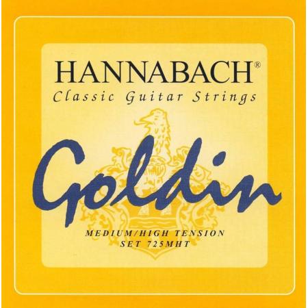 Cuerdas Guitarra Clásica Hannabach 725-MHT Juego Goldin Clásica