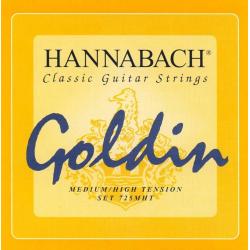 Cuerdas Guitarra Clásica Hannabach 725-MHT Juego Goldin Clásica