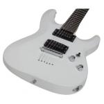 Schecter C6 Deluxe Satin White Guitarra Eléctrica