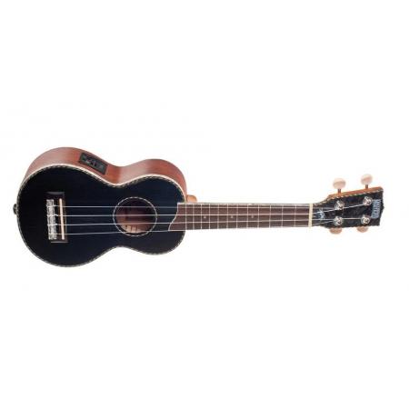 Ukeleles Soprano Mahalo MP1EBK Negro Ukelele Soprano Electrificado