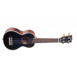 Ukeleles Soprano Mahalo MP1EBK Negro Ukelele Soprano Electrificado