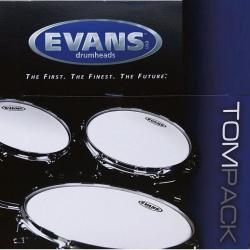 Parches para batería Evans Pack G1 Clear Rock ETPG1CLRR