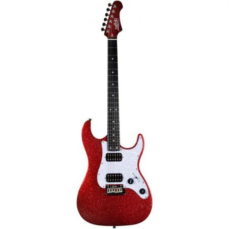 Guitarras Eléctricas Jet Guitars  JS500-RDS Red Sparkle Guitarra Eléctrica