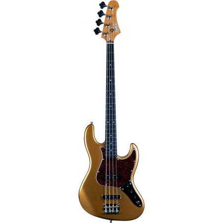 Bajos eléctricos  Jet Guitars  JJB300-GDR Gold Rosewood Bajo Eléctrico