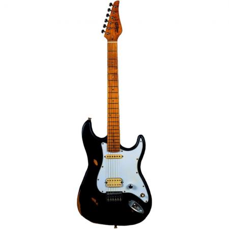 Guitarras Eléctricas Jet Guitars  JS800-RELIC-BK Negro Relic Guitarra Eléctrica