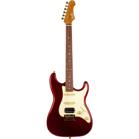 Guitarras Eléctricas Jet JS480-WRG Red Wine, Gold Hardware Guitarra Eléctrica 