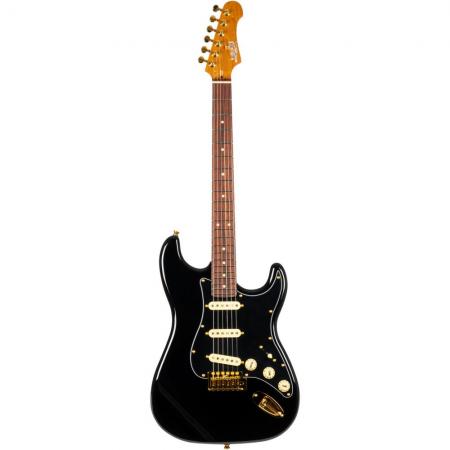 Guitarras Eléctricas Jet JS380-BKG Black, Gold Hardware Guitarra Eléctrica 