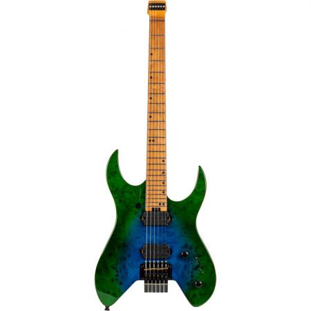 Guitarras Eléctricas Spira S500-GBR Headless Green/Blue Guitarra Eléctrica