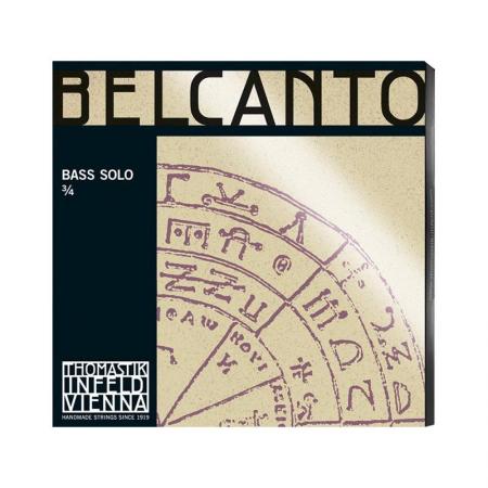 Cuerdas para instrumentos de arco Thomastik Belcanto Soloist Medium 3/4 Juego de cuerdas de contrabajo 