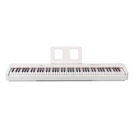 Pianos Electrónicos Amadeus PA-10 Piano digital blanco con funda