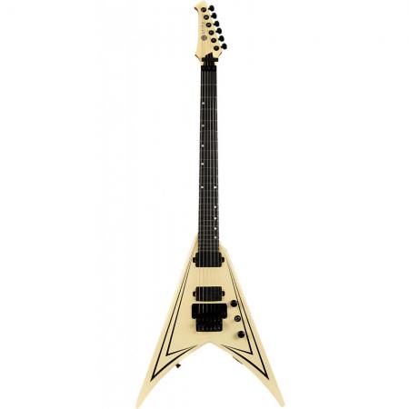 Guitarras Eléctricas Spira V420-AWH Antique White Stripe Guitarra Eléctrica