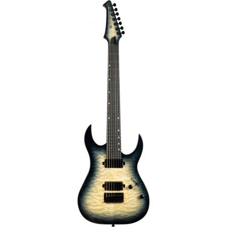 Guitarras Eléctricas Spira S507-QGYE 7 Cuerdas Transparent Grey Guitarra Eléctrica