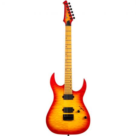 Guitarras Eléctricas Spira S500-QFB Fireburst Guitarra Eléctrica