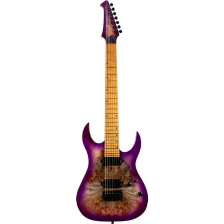 Guitarras Eléctricas Spira S457-TPP 7 Cuerdas Transparent Purple Guitarra Eléctrica