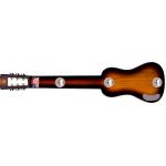 SX LG2 Ash Lap Steel 3 Tone Sunburst