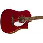 Fender Redondo Player, Walnut Fingerboard, White Pickguard, Candy Apple Red