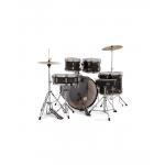 Mapex Comet Batería Acústica 22" Ebony Yellow Grain con Herrajes y Platos