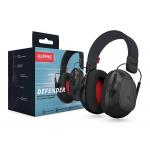 Alpine Defender Cascos de Protección Auditiva Negro