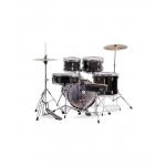 Mapex Comet Batería Acústica 18" Ebony Yellow Grain con Herrajes y Platos