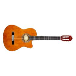 Guitarra Clásica - Guitarra española Valencia VC104HTC Guitarra Clásica Natural Cuerpo Estrecho
