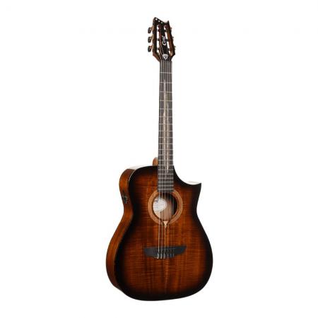 Guitarras Acústicas Cort Cort Luxe Nylon II BKB Guitarra Frank Gambale Signature