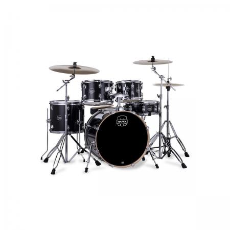 Batería Acústica Mapex VE5045FTCVH Venus Batería Acústica 20" Black Galaxy Sparkle con Herrajes y Platos