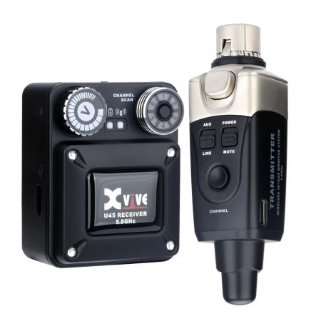 In Ears  XViVe U45 BLACK Wireless System